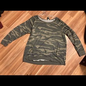 Camo long sleeve shirt